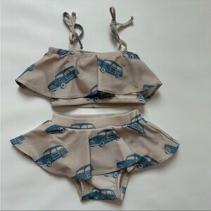 Kate Quinn Baby Swimsuit 0–3M NWT UPF 50+ Ruffle Bikini